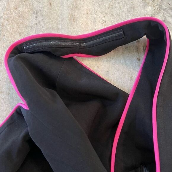 Dress the Population Gianna Black & Fuchsia Low Back Sheath Dress Women’s XXS - Picture 12 of 15